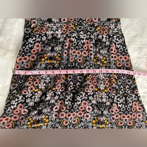 JULIA JORDAN Ruffle Mock Neck Floral Midi Dress, Short Flutter Sleeve, Size 6 - Picture 13 of 16